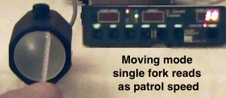 Fork and patrol speed